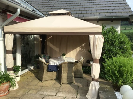 Dachschalung für Pavillon Valencia 3x3m Garden Point cremefarben