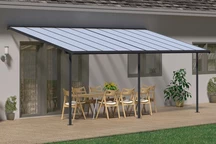 Aluminium-Terrassenüberdachung Sierra Palram - Canopia 3 x 6,1 m grau