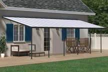 Aluminium-Terrassenüberdachung Sierra Palram - Canopia 3 x 9,71 m, grau