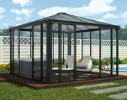 Exklusiver Pavillon aus Aluminium von Ledro Palram