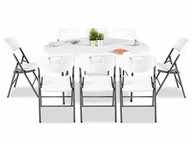 Gastronomiemöbel-Set 160 cm 8 + 1 Garden Point