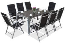 Polywood Verona Gartenset aus Aluminium für 8 Personen Garden Point