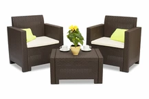 Technorattan-Garnitur Nebraska Terrace 2 braun Bica