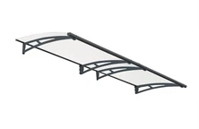 Türüberdachung aus Aluminium Aquila 3 m Palram - Canopia Anthrazit
