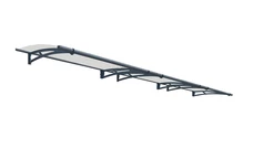 Türüberdachung aus Aluminium Aquila 4,5 m Palram - Canopia Anthrazit