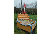 Sandkasten Baloo in Bootsform