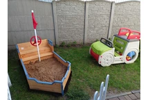 Sandkasten Baloo in Bootsform