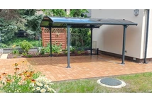 Arcadia Palram Überdachung aus Polycarbonat - Canopia 3,6 x 4,3 m