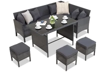 Ein exklusives Polyrattan-Möbelset Siena Anthrazit von Garden Point