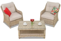 Polyrattan-Garnitur Toledo Terrace beige Garden Point