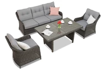 Techn Rattanmöbel Toledo Apetito 5 Anthrazit Garden Point