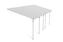 Terrassenüberdachung aus Polycarbonat Feria Palram 3 x 7,3 m weiß