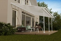 Terrassenüberdachung aus Polycarbonat Feria Palram - Canopia 3 x 6,1 m weiß