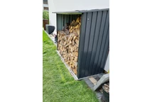 Hinterhof-Holzschuppen aus Metall Ottawa 2,17 x 0,83 m StoreBoss Anthrazit