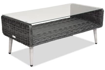 Couchtisch aus Technorattan Bilbao Garden Point anthrazit
