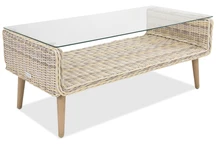Couchtisch aus Technorattan Bilbao Garden Point sandfarben