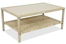 Couchtisch aus Technorattan Monaco Garden Point beige