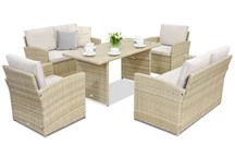 Gartenmöbel Monaco Apetito 6 Garden Point beige