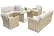 Gartenmöbel Monaco Apetito 8 Garden Point beige