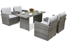 Gartenmöbel Monaco Premium 4 Garden Point grau
