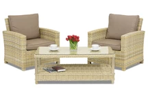 Polrattan Gartenmöbel Bristol Terrace Garden Point beige