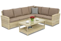 Rattan Gartenmöbel Bristol Corner Garden Point beige