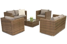 Rattan Gartenmöbel Roma Coffee 6 Garden Point