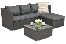 Rattan Gartenmöbel Set Roma Corner 4 Garden Point