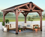 Zedernpavillon für den Garten Arlington 3,05 x 3,68 m