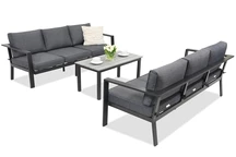 Aluminium Gartenmöbel Sydney Coffee Comfort 6 Garden Point Anthrazit