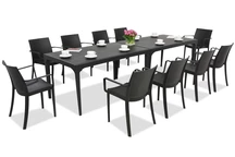 Essgarnitur für Garten Oslo / Victoria 10 Anthrazit Bica