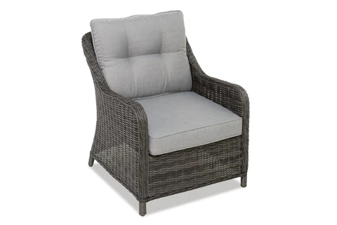 Luxuriöses Rattanmöbel Toledo Coffee 7 Garden Point Anthrazit