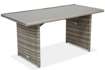 Polyrattan Esstisch Monaco Garden Point hellgrau