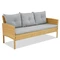 3-Sitzer Rattansofa Bari Garden Point beige