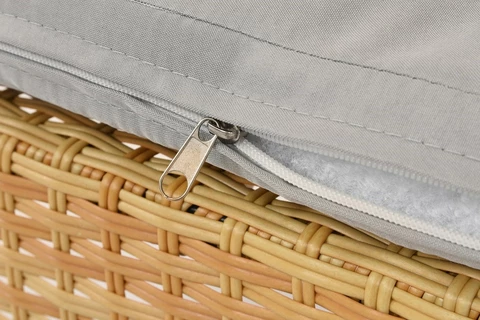 3-Sitzer Rattansofa Bari Garden Point beige