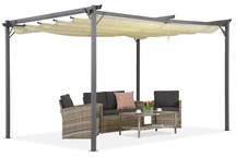 Beige Terrassenpergola La Palma 3x4 Garden Point