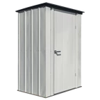 Gartenbox aus Metall 1,2 x 0,9 m, Spacemaker Arrow, hellgrau
