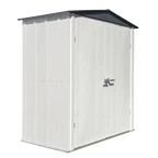 Gartenbox aus Metall 1,8 x 0,9 m, Spacemaker Arrow, hellgrau