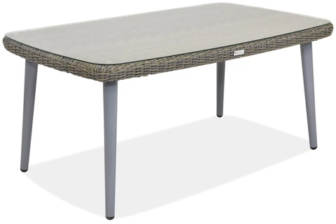 Gartenmöbel Bilbao Apetito 4 + 2 Hocker Garden Point grau