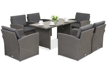 Gartenmöbel Monaco Premium 6 Garden Point Anthrazit