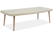 Großer Polyrattan-Gartentisch Cordoba Garden Point sand