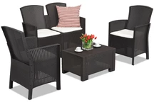 Lido Coffee 4 Tech Rattan Set braun Bica