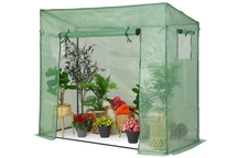Mini-Foliengewächshaus für Tomaten 2 x 0,8 m Garden Point grün