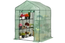 Mini-Gewächshaus für den Garten 1,4 x 1,4 x 2 Garden Point grün