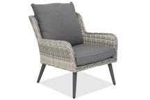Weißer Rattansessel Bilbao Garden Point - 2er-Set