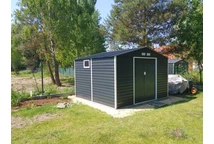Werkzeugschuppen aus Metall Malmo 3,4 x 3,2 m Store Boss anthrazit