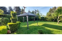 Metall-Pavillon Sardinien 3x4 Garden Point anthrazit