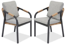 Aluminium-Stuhlgarnitur Mesyna Garden Point - 2 Stück