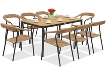 Aluminiummöbel Tarent/Padva für 8 Personen Garden Point
