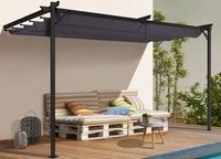 Anthrazit Terrassenüberdachung Santana 3x3 Garden Point